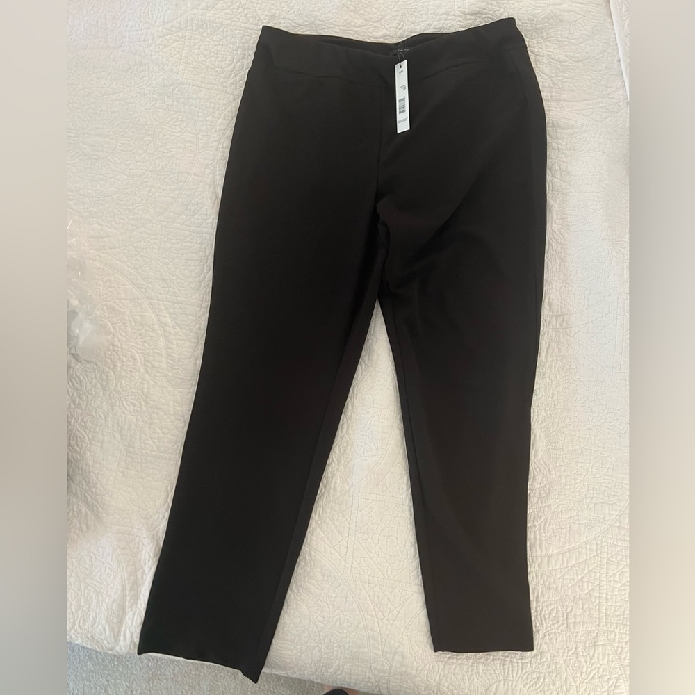 Tahari Pull-On Crepe Knit Pants - Picture 2 of 6